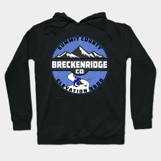 Ski Breckenridge Colorado Skiing Snowboard Hoodie